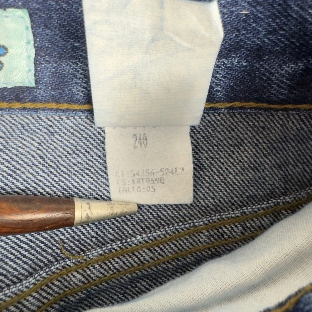 NWT Y2K Mudd Jeans Deadstock Bellbottoms Blue Denim Size 5 Flare Fall 2005